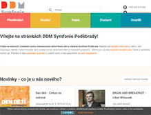 Tablet Screenshot of ddmpodebrady.cz